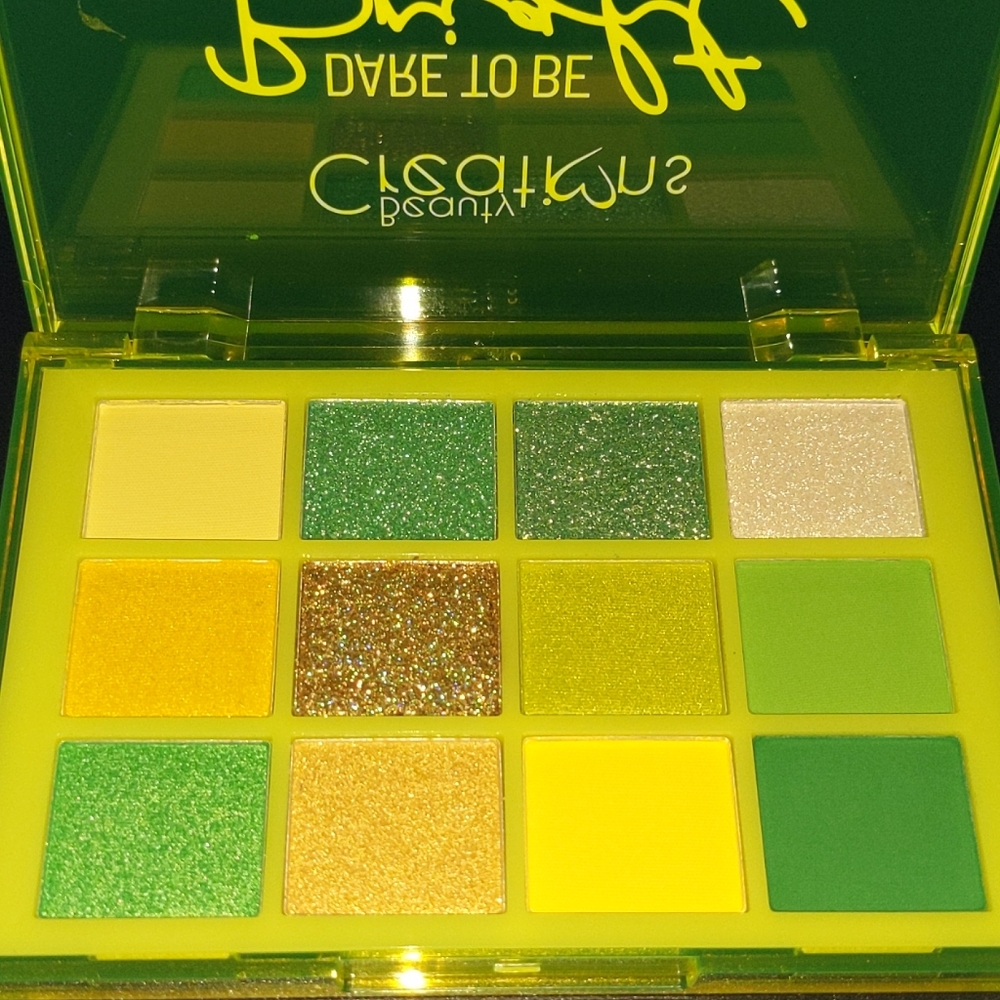 Green Neon Eyeshadow Palette